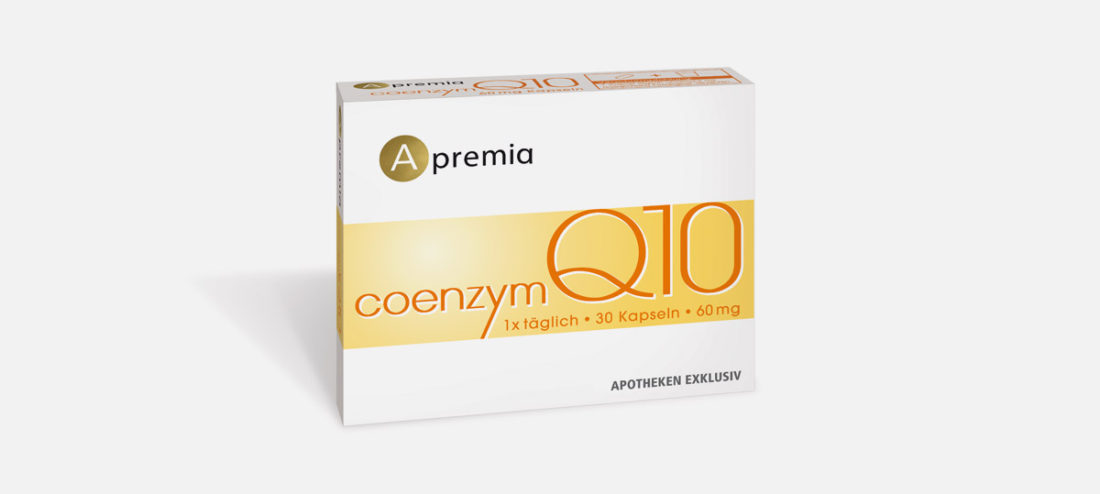 Verpackung Apremia Coenzym Q10 Kapseln