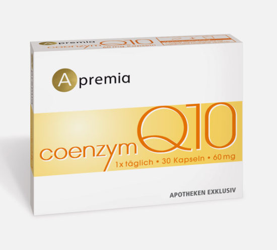 Verpackung Apremia Coenzym Q10 Kapseln