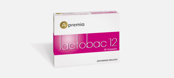 Verpackung Apremia Lactobac Kapseln