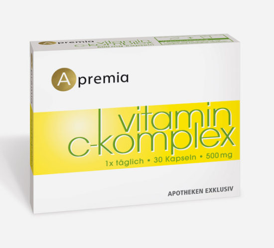 Verpackung Apremia Vitamin C Komplex Kapseln