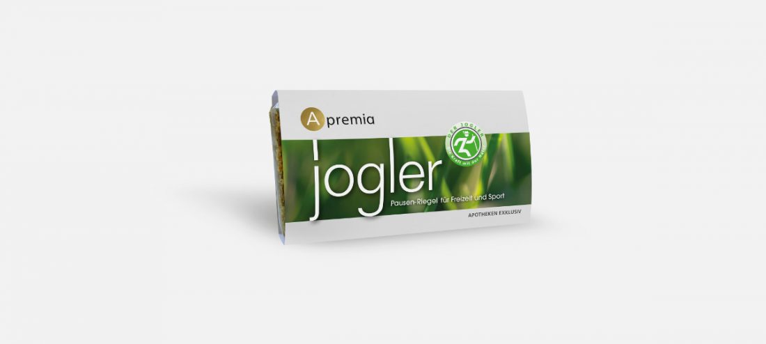 Verpackung Apremia Jogler Pausen-Riegel