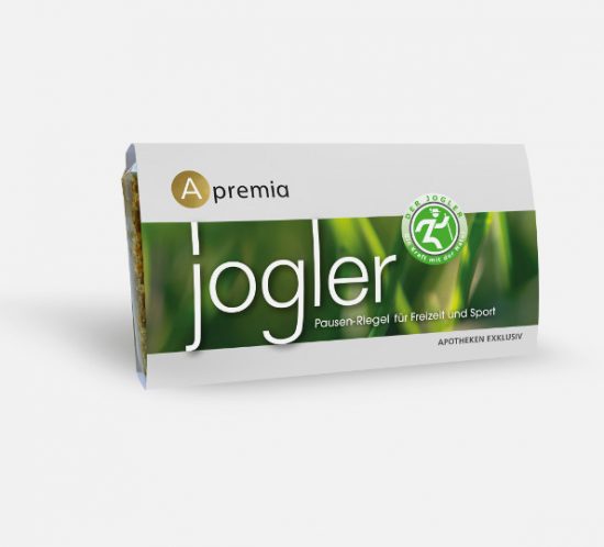 Verpackung Apremia Jogler Pausen-Riegel